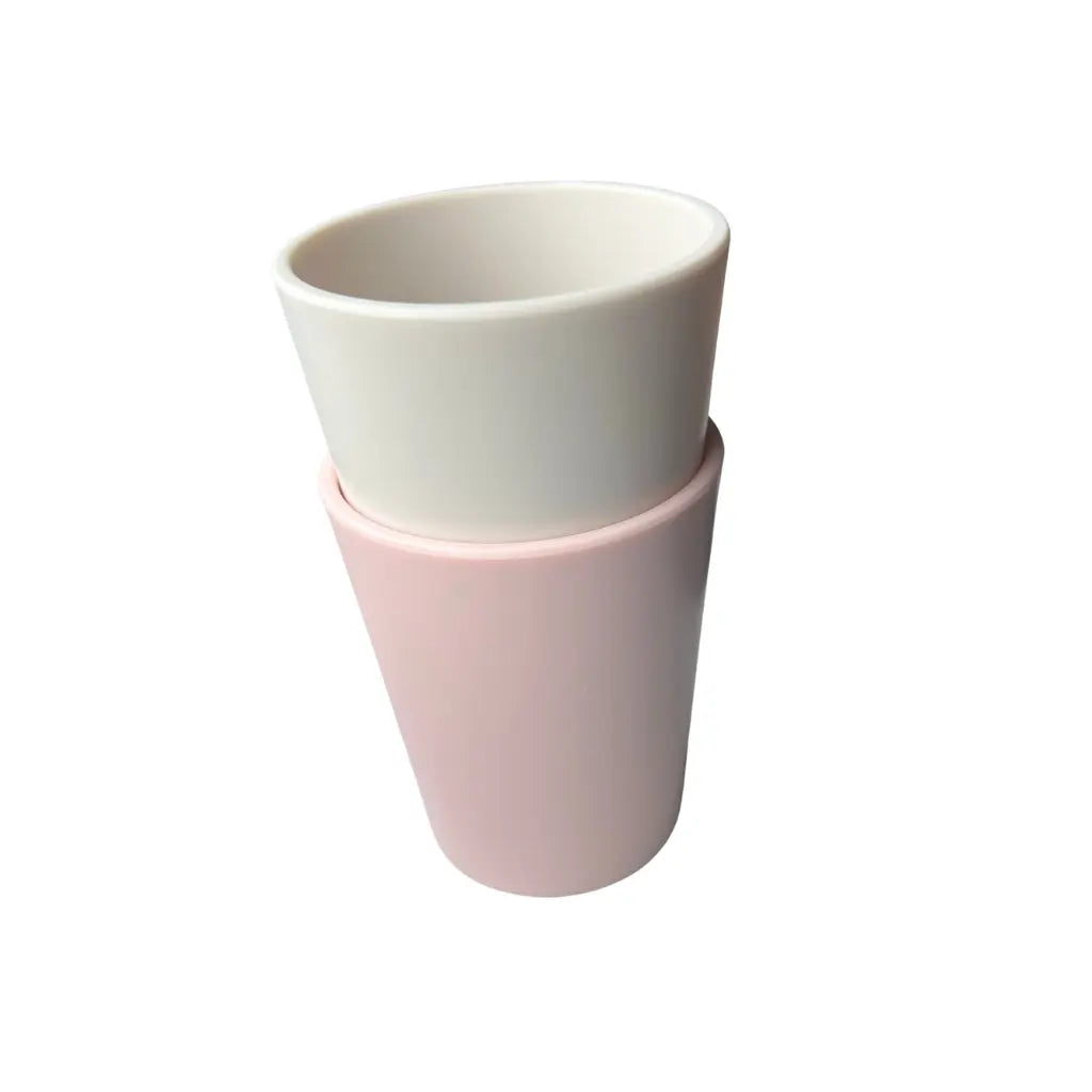 Dreambee Beker Essentials roze/beige - 2 stuks