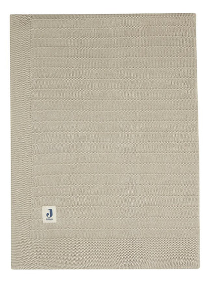 Jollein Couverture pour berceau ou parc Pure Knit Nougat