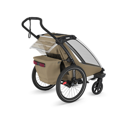 Thule Remorque de vélo Chariot Cross simple Faded Khaki