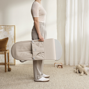 BabyBjörn Relax Bliss Geweven Mélange Lichtbeige