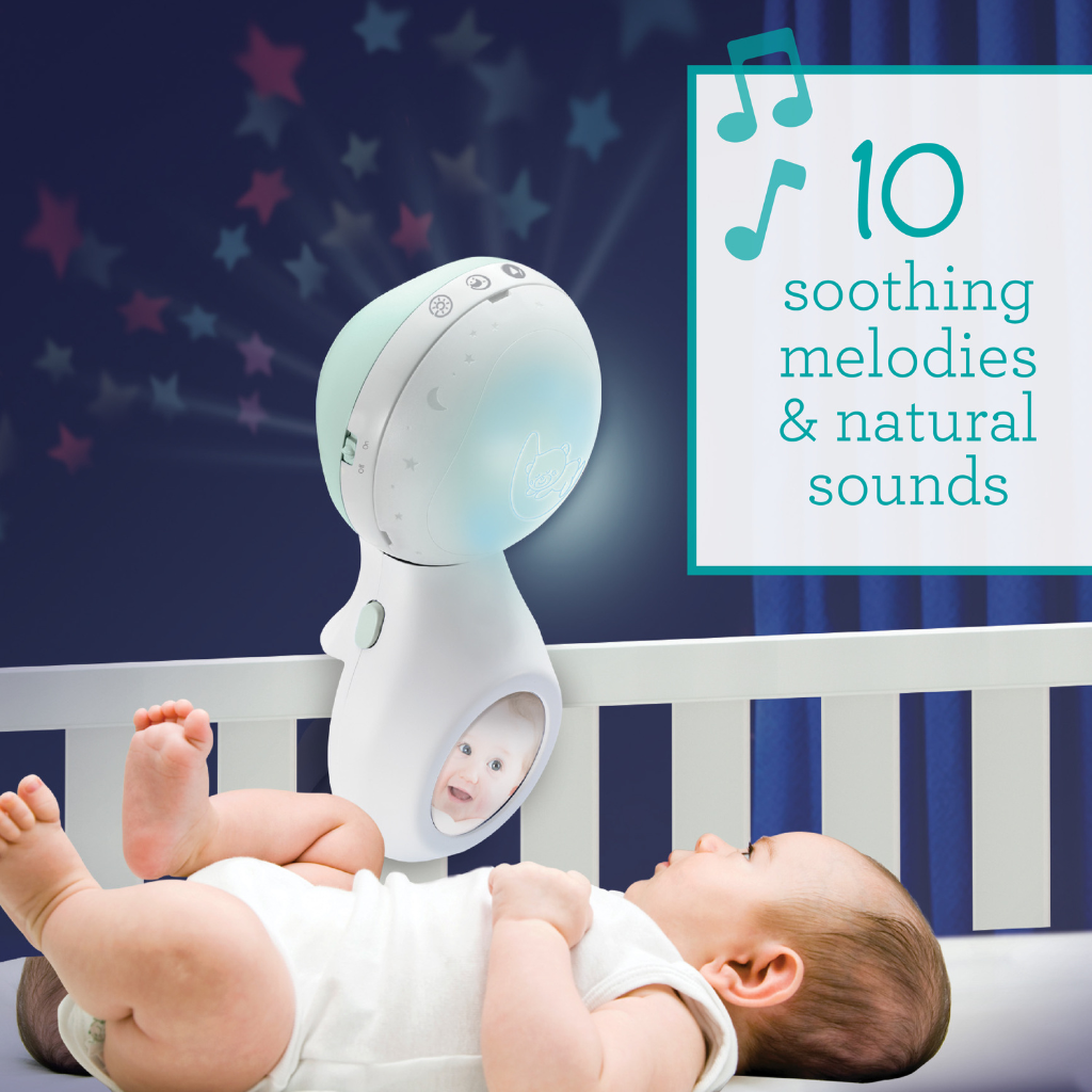 Infantino Musical 3-in-1 Projector Mobile WOM Sage