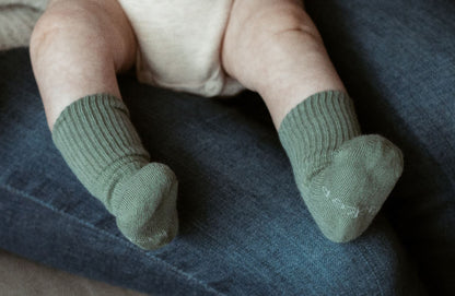 KipKep Blijf-Sokken Newborn Calming Green 0-3 maanden