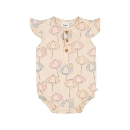Feetje Romper AOP Sunshine m 86 Peach Meisjes