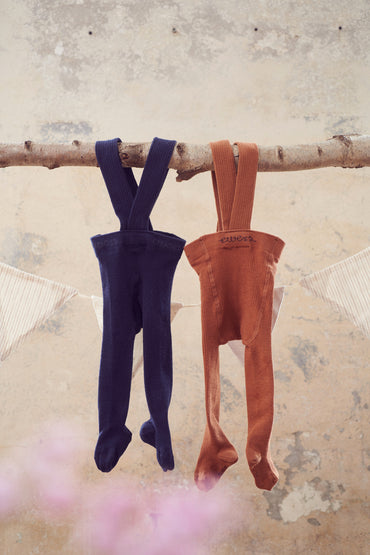 Ewers Collants Bretelles rouille 