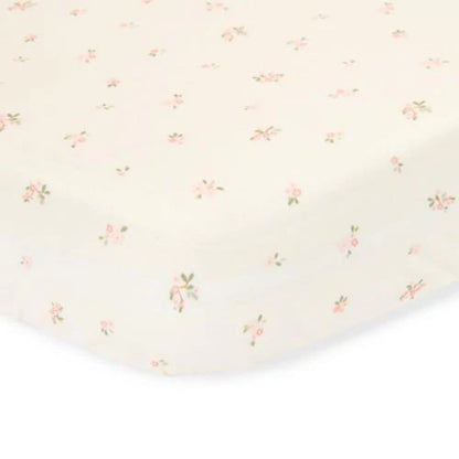 Little Dutch Hoeslaken Fairy Blossom wit biokatoen B 60 x L 120 cm