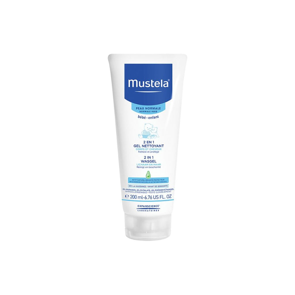 Mustela Gel Lavant 2 en 1 Cheveux et Corps 200 ml