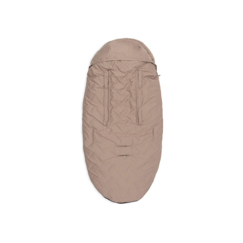 Jollein Voetenzak buggy/kinderwagen Embossed Milky Coffee