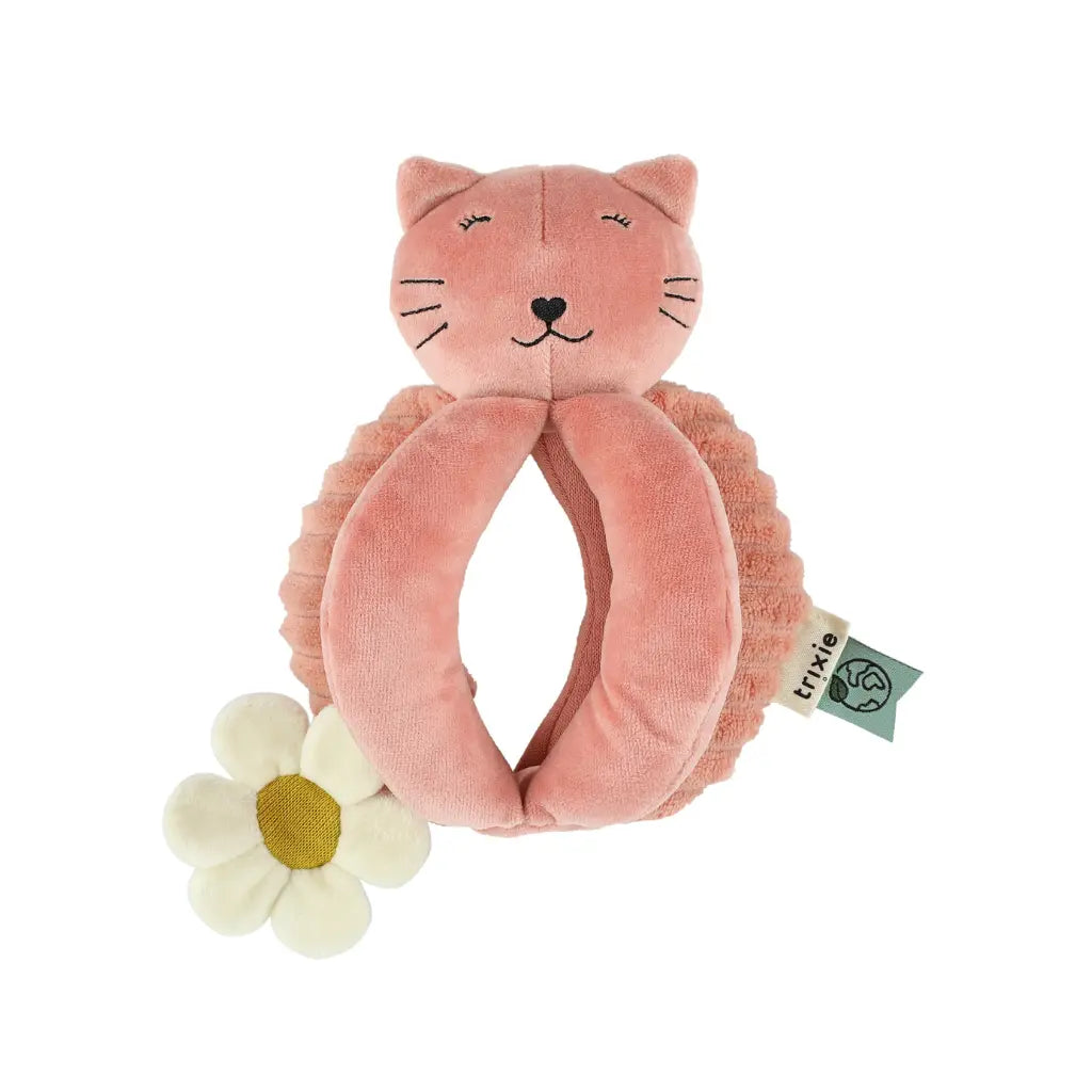 Trixie Baby Grijpbal Mrs. Cat roze