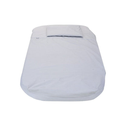 Chicco Drap-housse et drap Next2Me Forever Grey Stripes coton