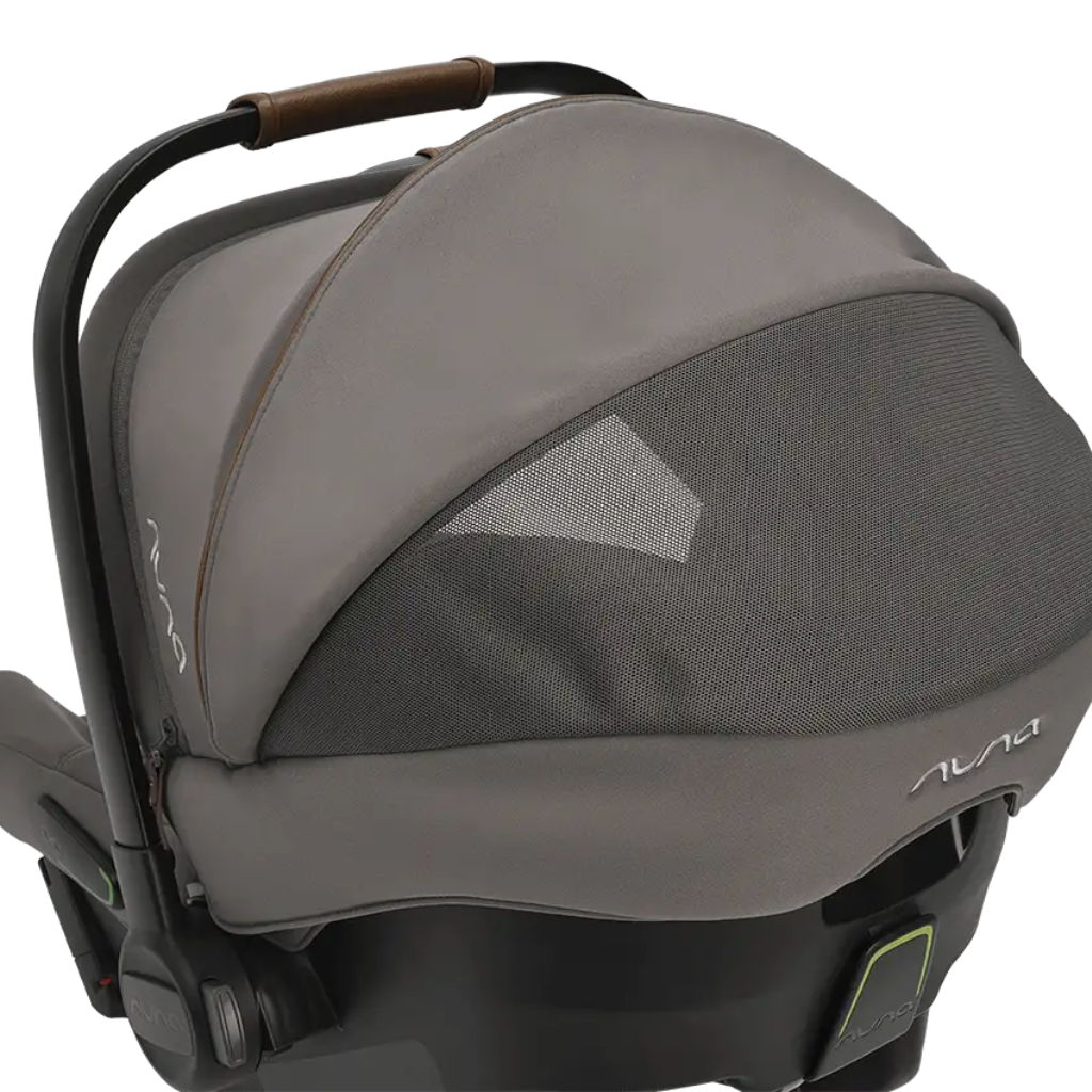 Nuna Siège-auto portable Pipa™ urbn Groupe 0+ Granite (cuir Cognac)