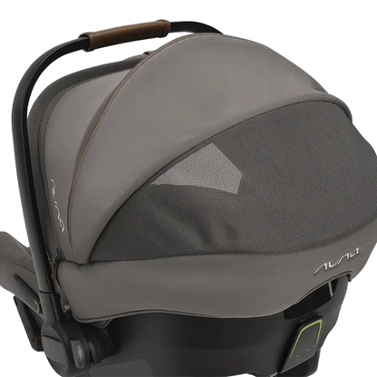Nuna Siège-auto portable Pipa™ urbn Groupe 0+ Granite (cuir Cognac)