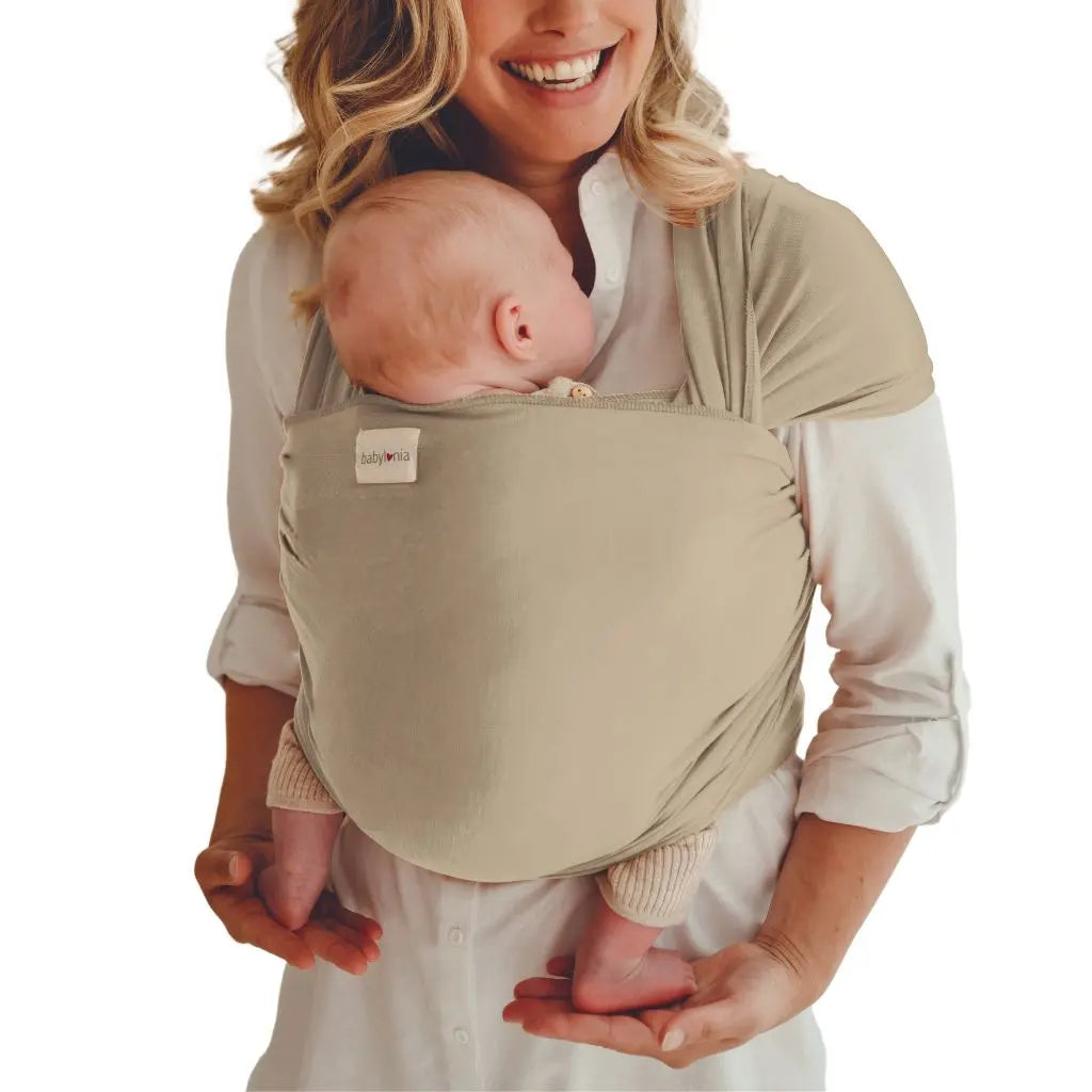 Babylonia Porte-bébé Tricot-Slen Bamboo Dune