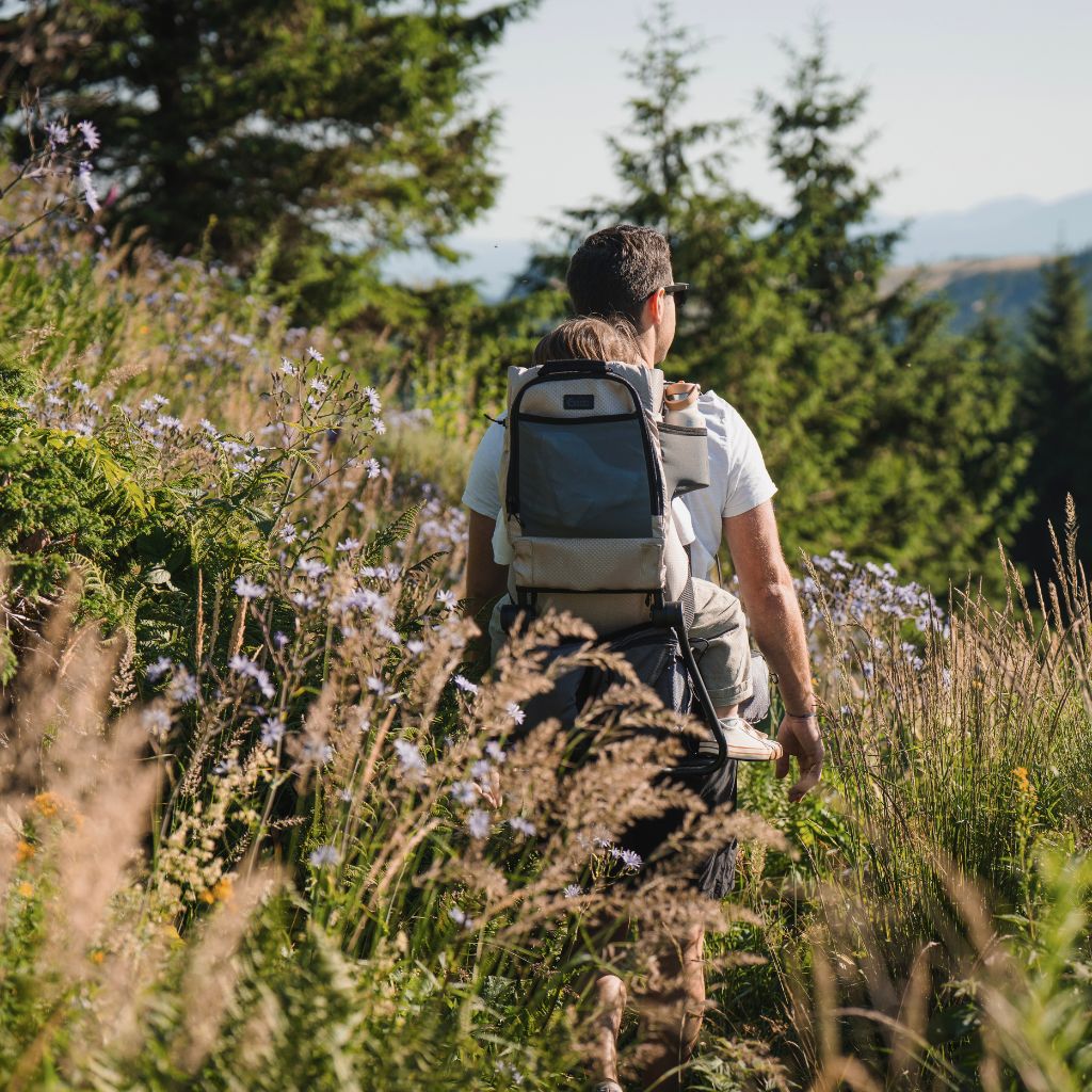 Babymoov Porte-bébé dorsal Moov & Hike Dune + housse de pluie