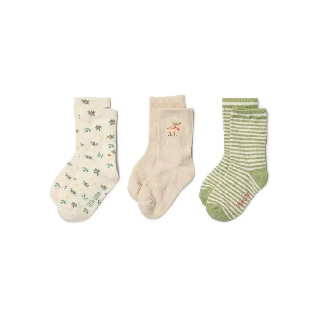 Little Dutch Chaussettes Little Christmas 15/16 - 3 pièces