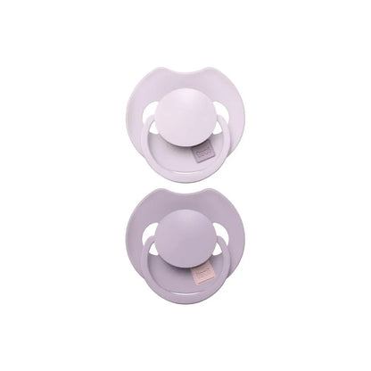 Difrax Fopspeen 18 maanden + LOVI Dynamic Prime Lilac/Violet - 2 stuks