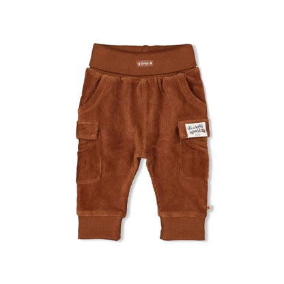 Feetje Broek velours rib - Wild World Brown Jongen