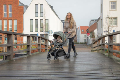 Topmark 3-in-1 Kinderwagen Diaz olijfgroen