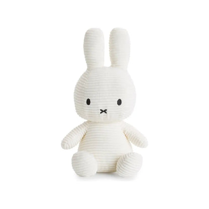 Knuffel, Nijntje, ribfluweel, 33cm, wit