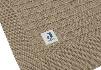 Jollein Couverture pour lit Pure Knit Biscuit
