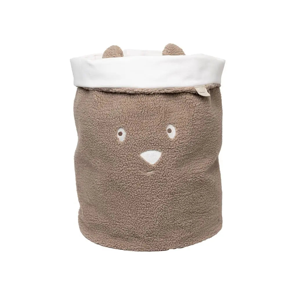Pericles Panier de rangement grand Bear Chocolate 
