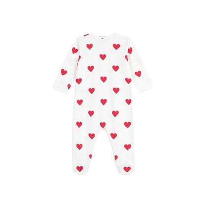 Petit Bateau Pyjama Cœur rouge