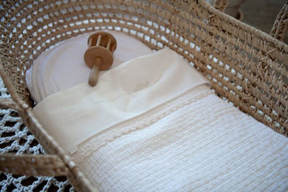 Koeka Deken voor wieg of park Elba Lace Milky