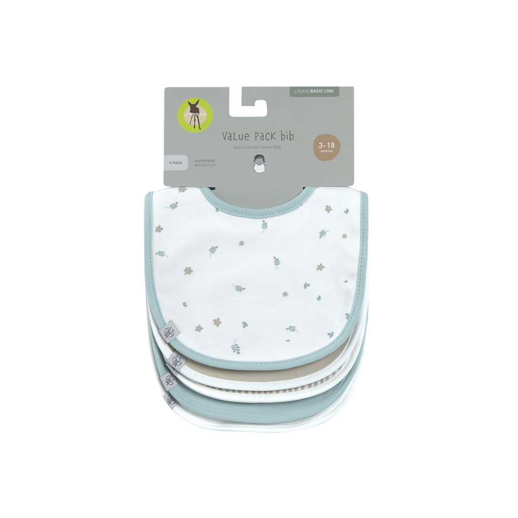 Lässig Bavoir Floral Multi - 5 pièces