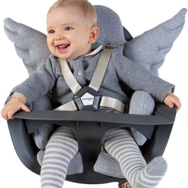 Verkleinkussen, Childhome, universeel, jersey, engel, grijs