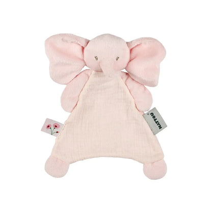 Nattou Mini doudou éléphant rose
