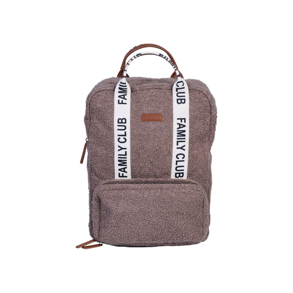 Childhome Sac à dos à langer Family Club Teddy Brun