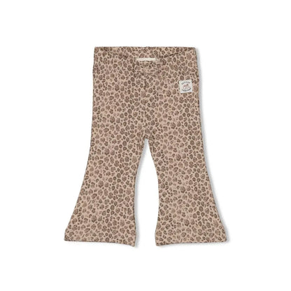 Feetje Flare broek Better Together Taupe melange