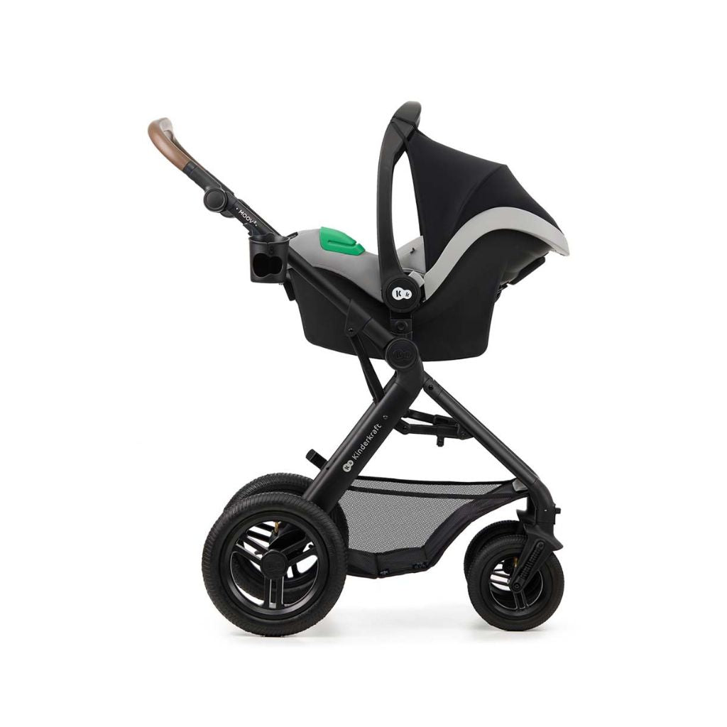 Kinderkraft Kinderwagen MOOV 2 AIR met autostoel lichtgrijs