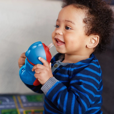 Avent Drinkfles met rietje blauw 200 ml