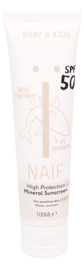 Naïf Crème solaire SPF50 Baby & Kids 0% parfum 100 ml