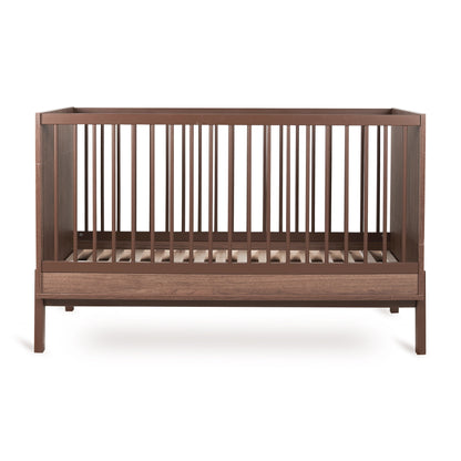 Quax Chambre de bebe 2 pièces (lit L 14 x Lg 7 cm - commode avec rallonge) Ashi Chestnut