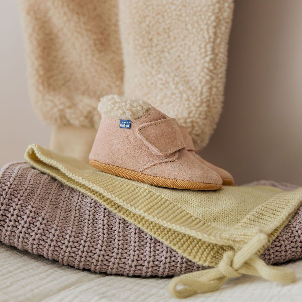 Stabifoot Chaussons bébé en cuir Antique hiver