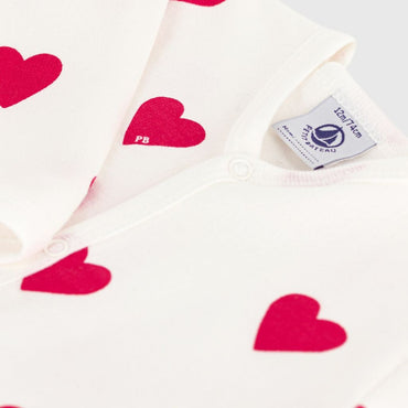 Petit Bateau Pyjama Cœur rouge