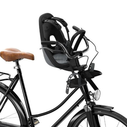 Fietsstoel Thule Yepp Nexxt Mini, momentum grey montage vooraan