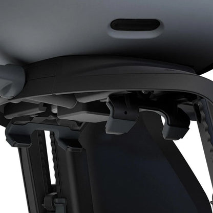 Fietsstoel Thule Yepp Nexxt Maxi, momentum grey, montage achteraan op bagagerek