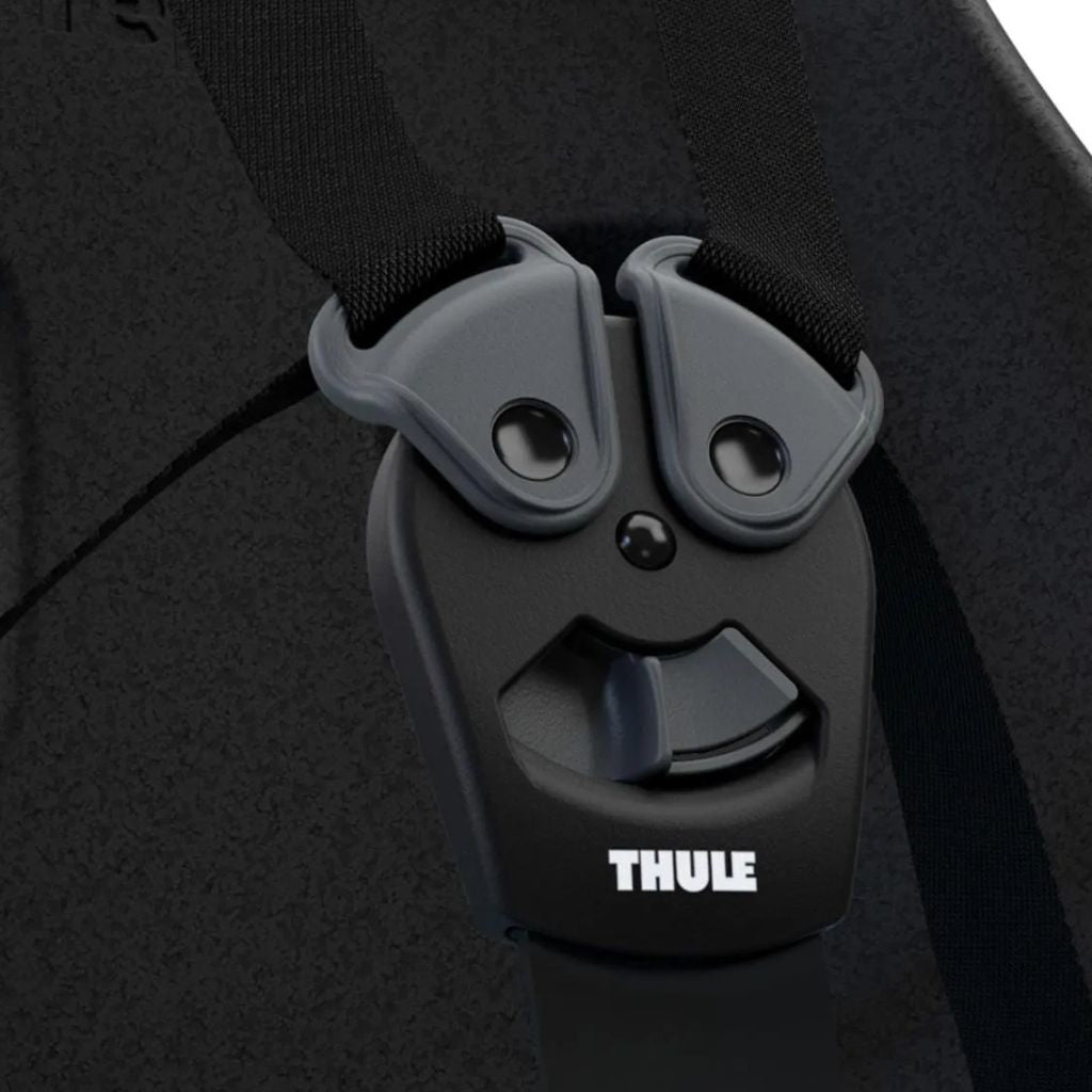 Fietsstoel Thule Yepp Nexxt Maxi, momentum grey, montage achteraan op bagagerek