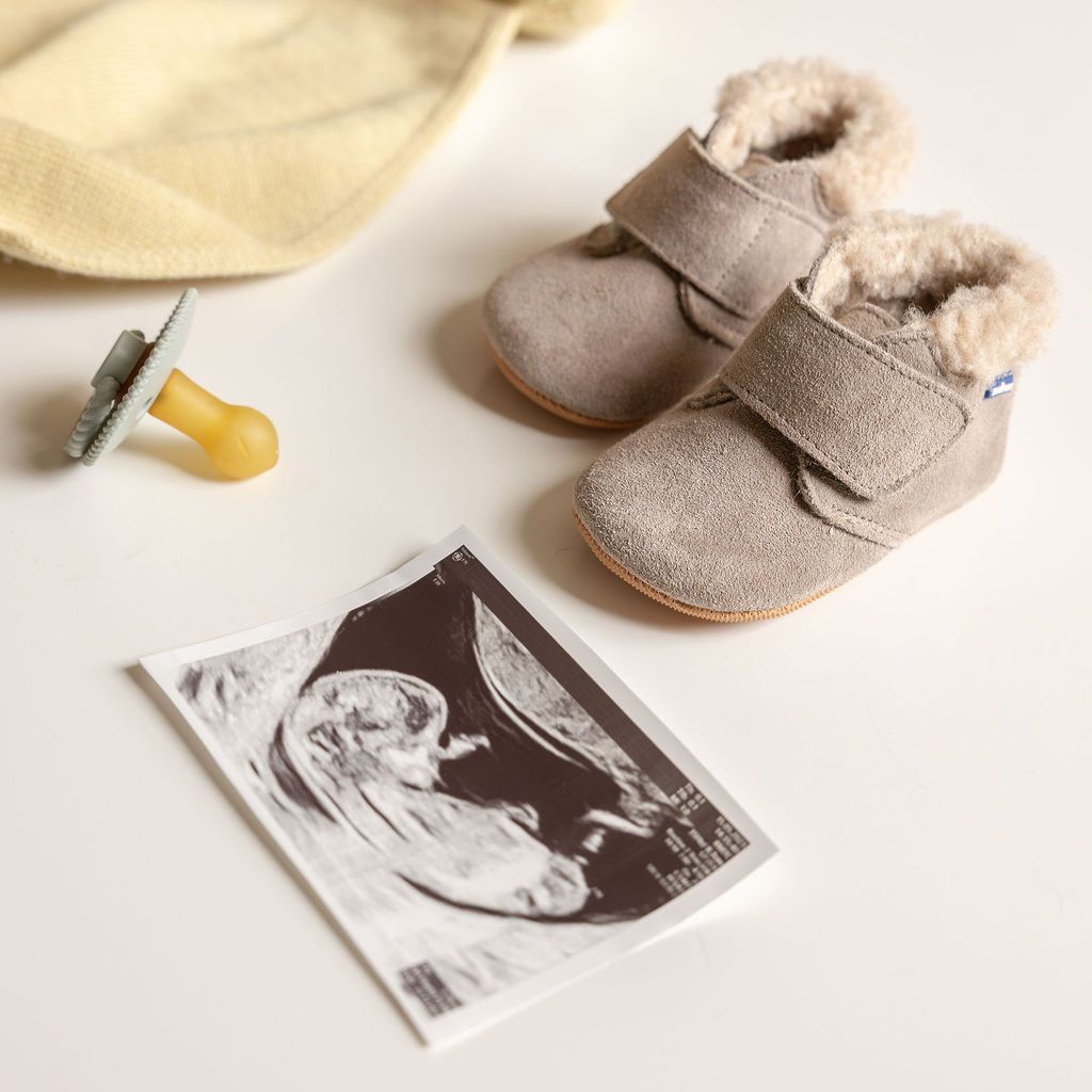 Stabifoot Chaussons bébé en cuir Niquel hiver