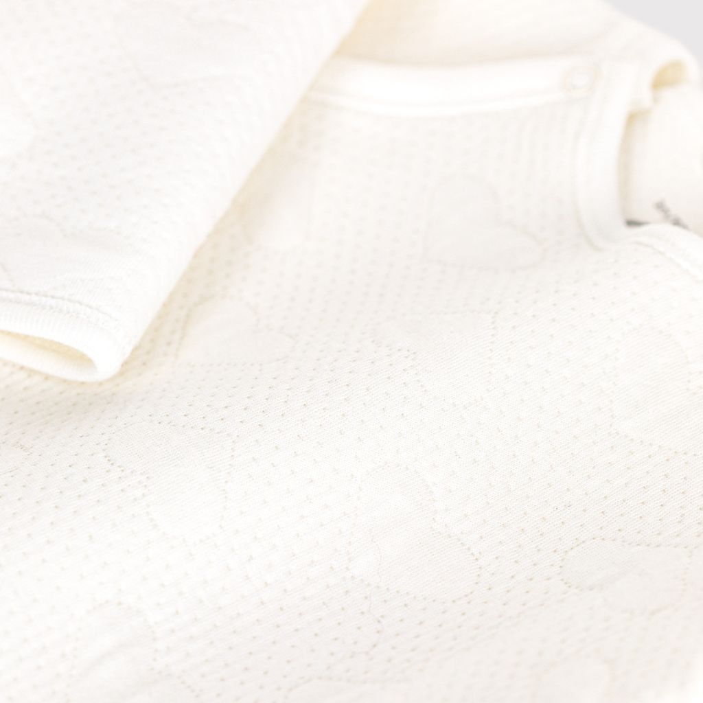 Petit Bateau Pyjama en tubic blanc
