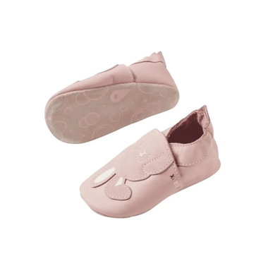 Bobux Chaussons Soft Soles Peek A Boo Bunny Ballet Pink