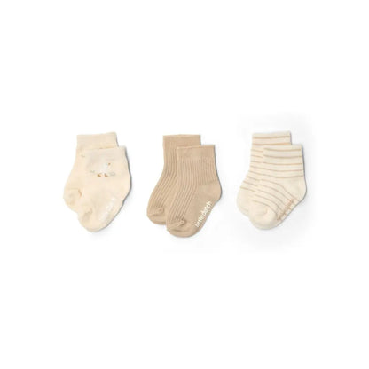 Little Dutch Chaussettes Beige taille 44/56 - 3 pièces