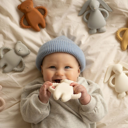 Moonie Teether Bunny Cream