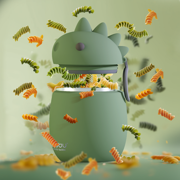 Asobu Vacuümgeïsoleerde food Jar Bestie Dinosaure 600 ml