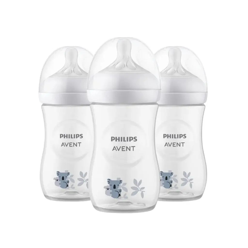Philips AVENT Zuigfles Natural Response Koala transparant 260 ml - 3 stuks