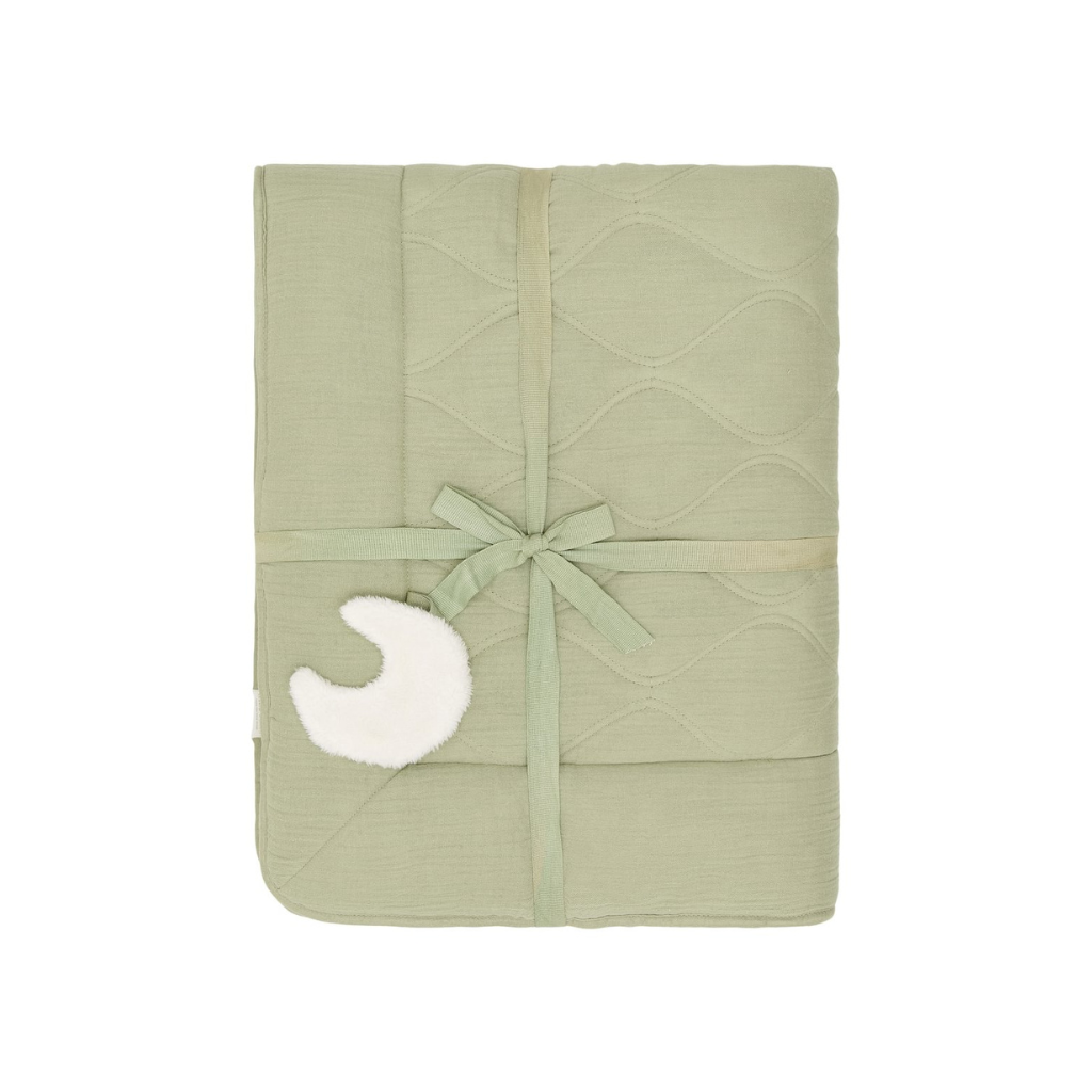 Little Dutch Parklegger muslin/quilted Pure Sage