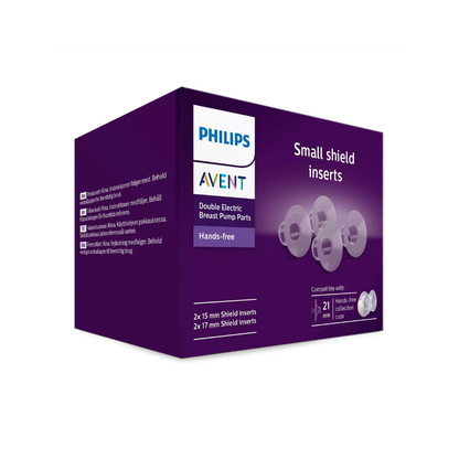 AVENT Hands-free Inserts de protection en silicone 15 & 17 mm