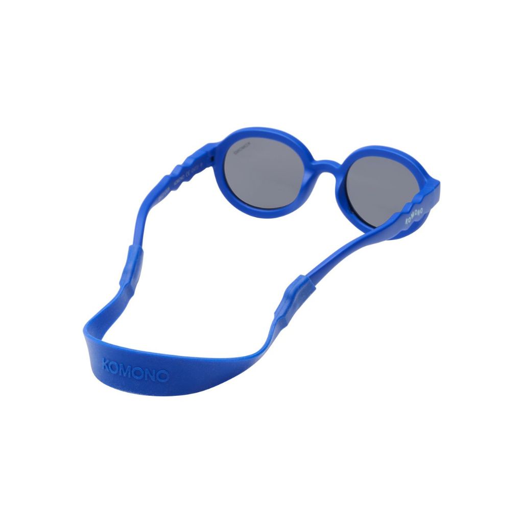 KOMONO Lunettes de soleil Bebe Kiddos Berry Blue de 0 an à 1 an